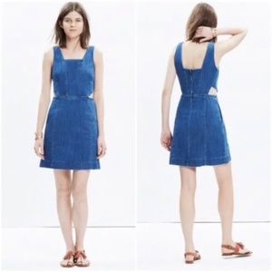 Madewell Blue Denim Mini Dress